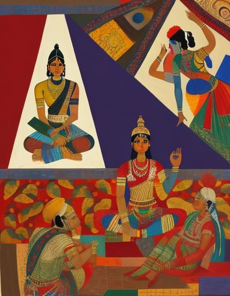 Diverse Styles in Indian Painting