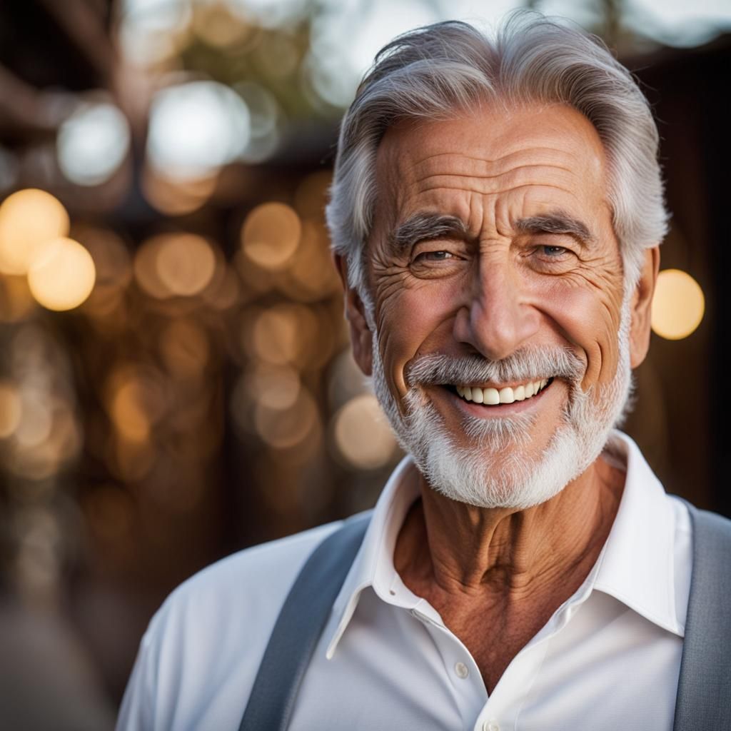 Smiling Argentinian Man with Goatee Portrait