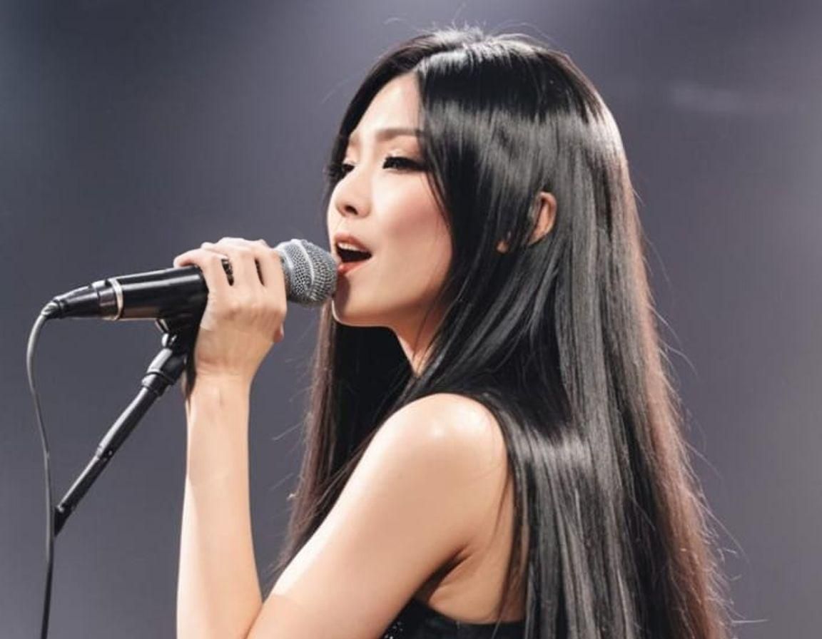 Lead singer of a Japanese all girl rock band,