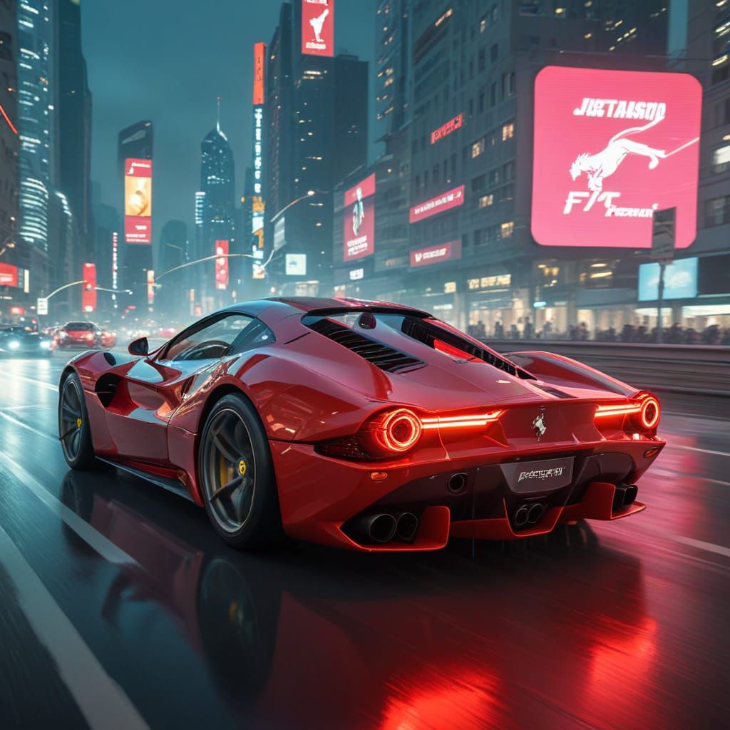 Futuristic Car Concept Art