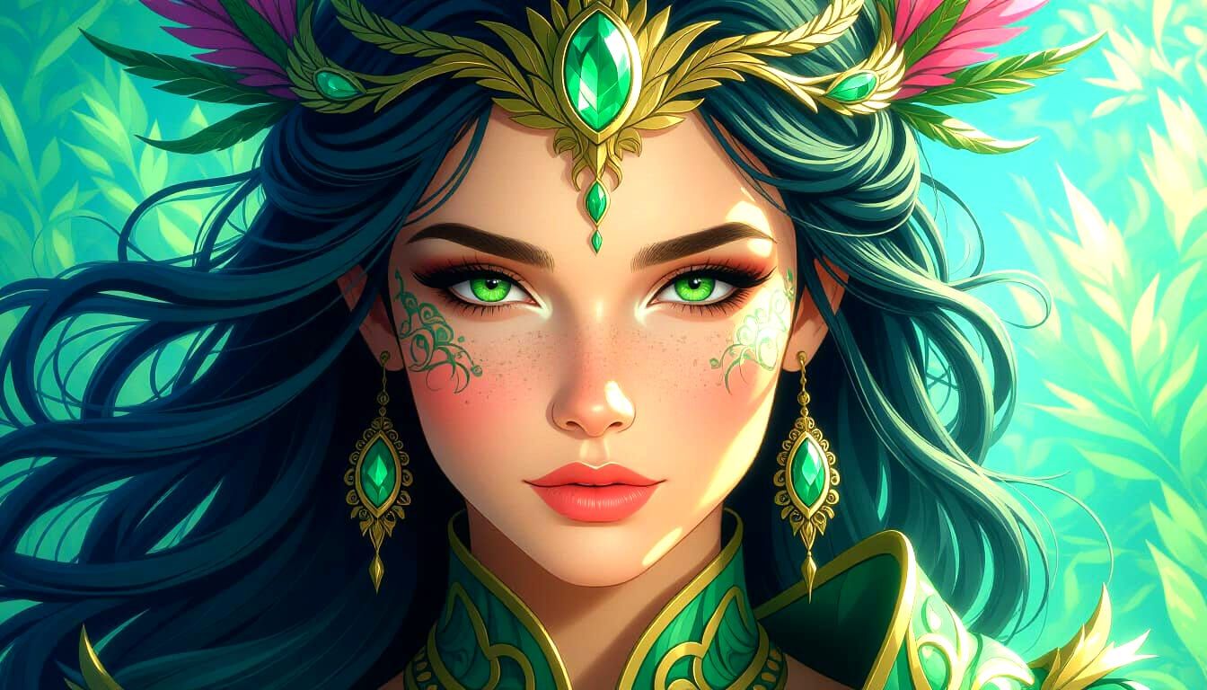 Earth Elemental Woman: Hyperrealistic Fantasy Portrait