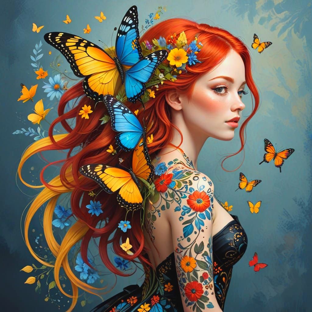 Ginger and Butterflies