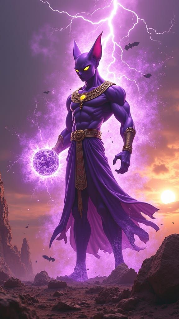Divine Destruction: Cosmic God of Beerus