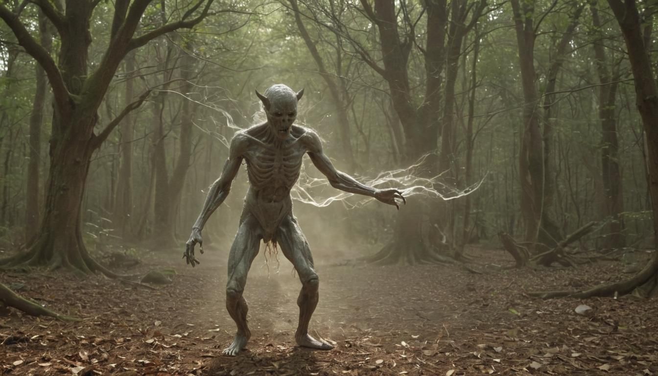 Ghostly Demon Dancing: A Psychedelic Stop-Motion Animation