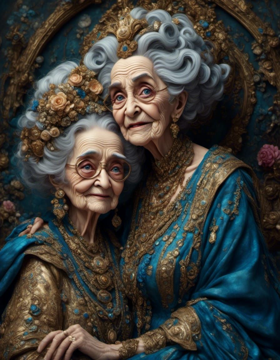 Elegant Woman with Lapis: Post-Impressionist, Golden Age Ble...