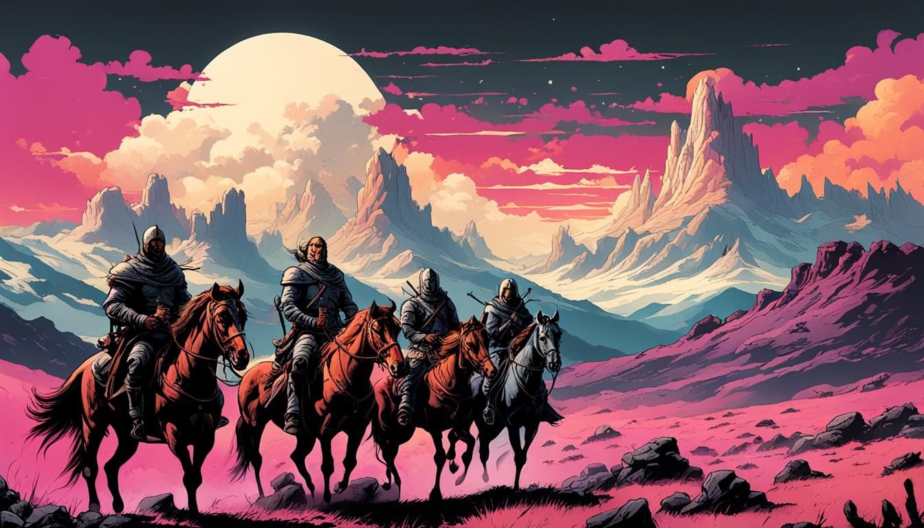Templars Ride Across Patagonia in a Vibrant Frazetta-Inspire...