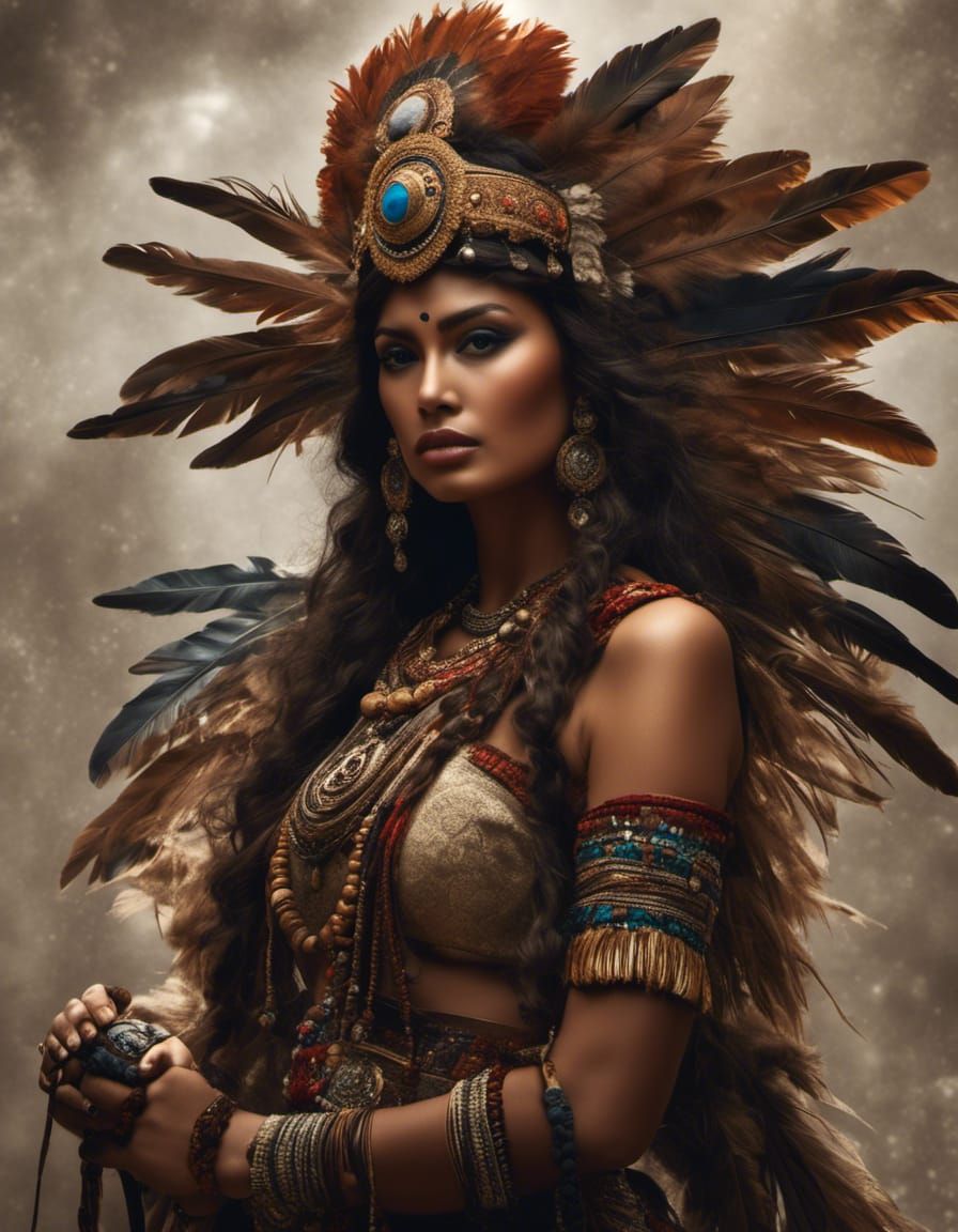 Beautiful Indian warrior