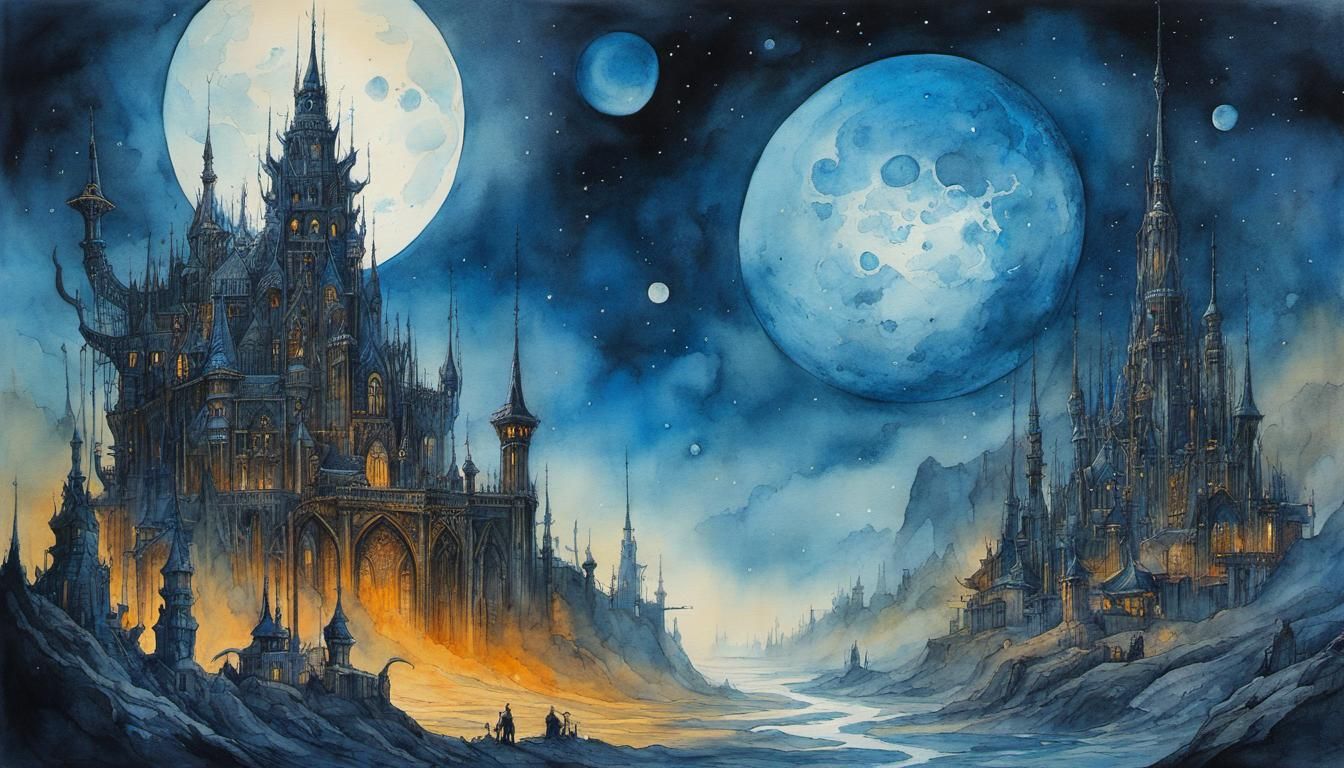 Emperor's Nightmares: Alien-Punk Concept Art