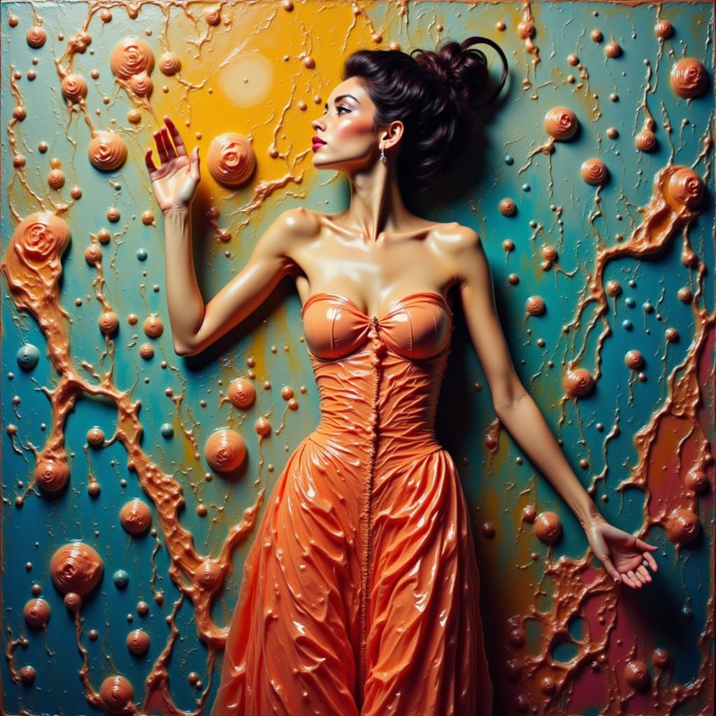 Dreamlike Portrait in Surrealist Style