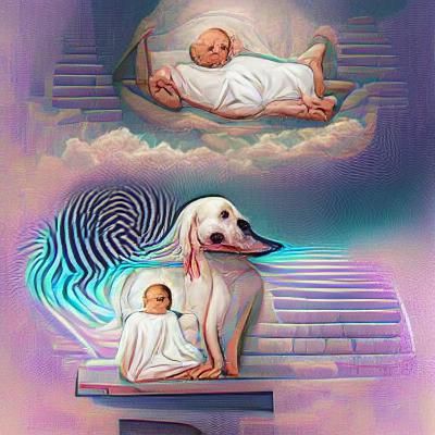 AI Generated Image of Reincarnation Concept