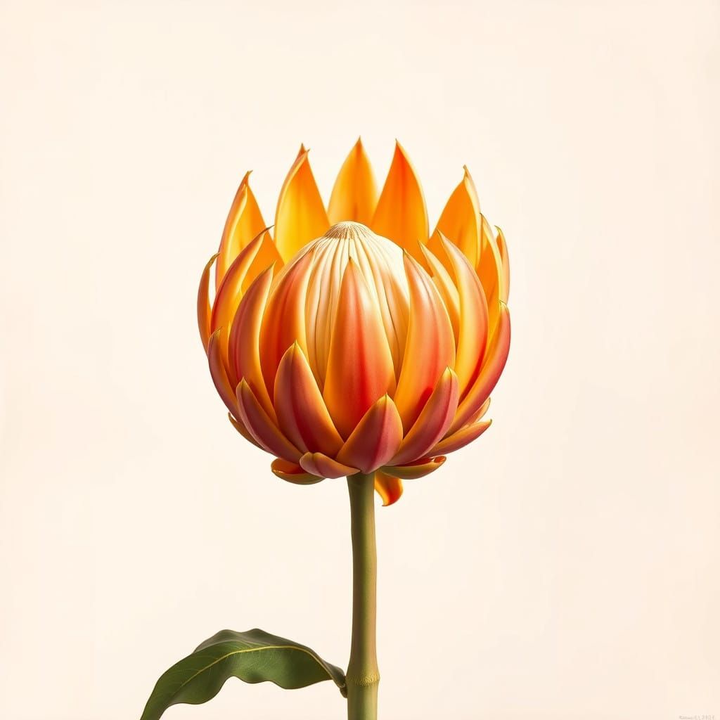 Vibrant King Protea Blooms in Soft Light