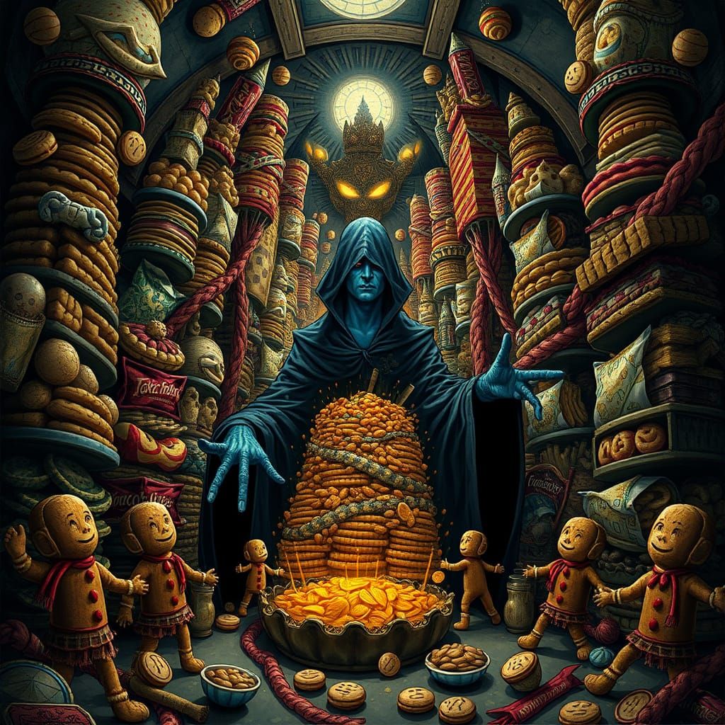 Snack Snatcher's Junk Food Lair, in Bosch Style