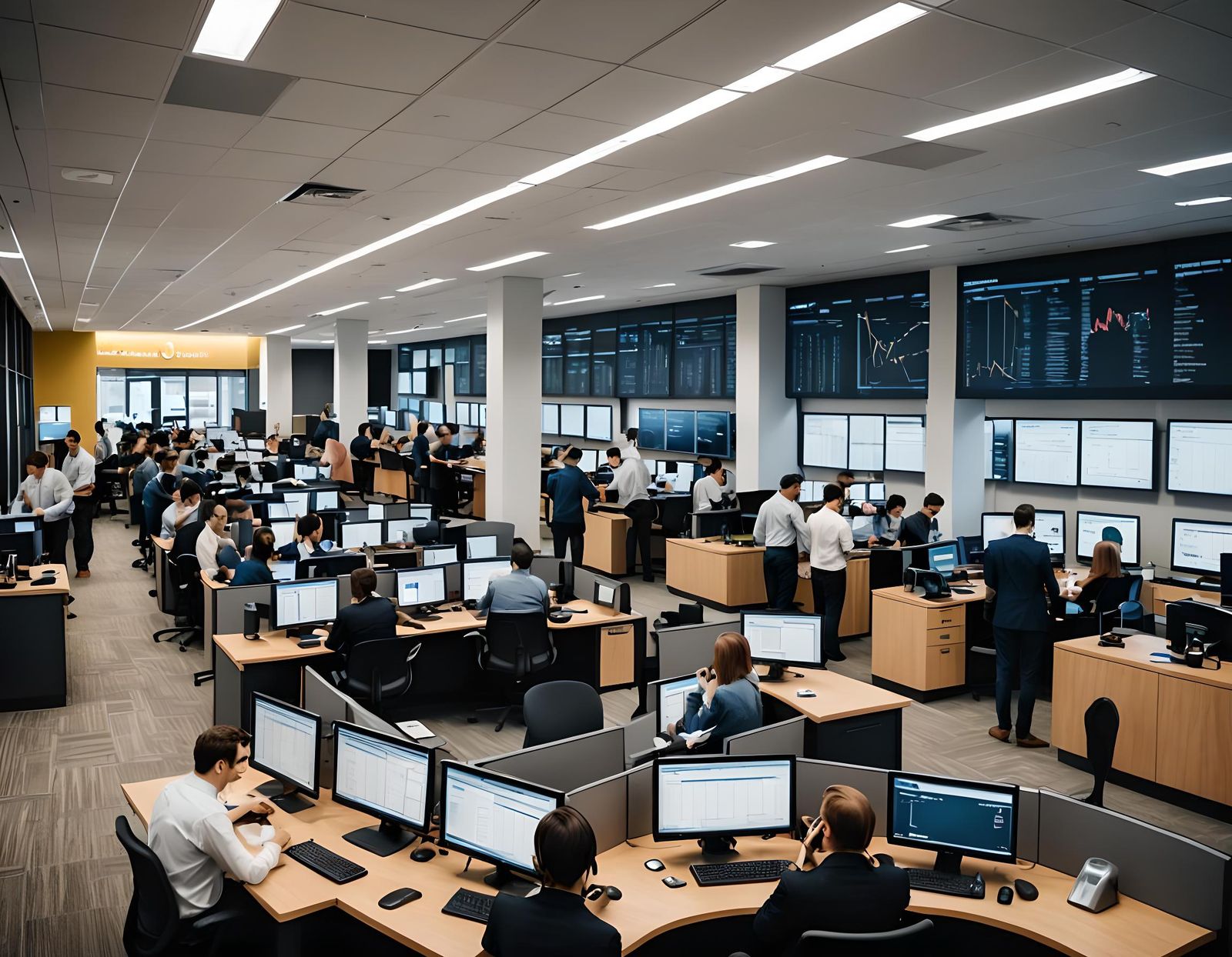 Dynamic Sales Floor with Active Employees and Dashboards