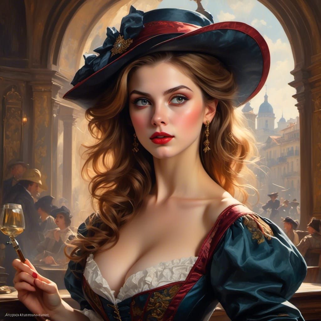 Anna Kendrick as a Musketeer in Madrid