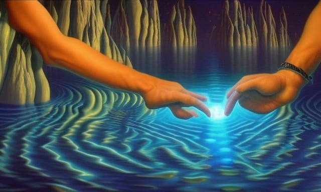 sifi hands parting water