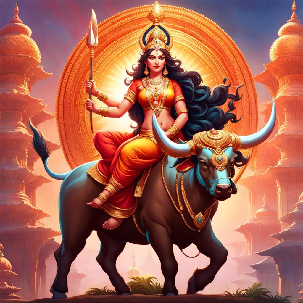 Lakshmi riding the Beast II