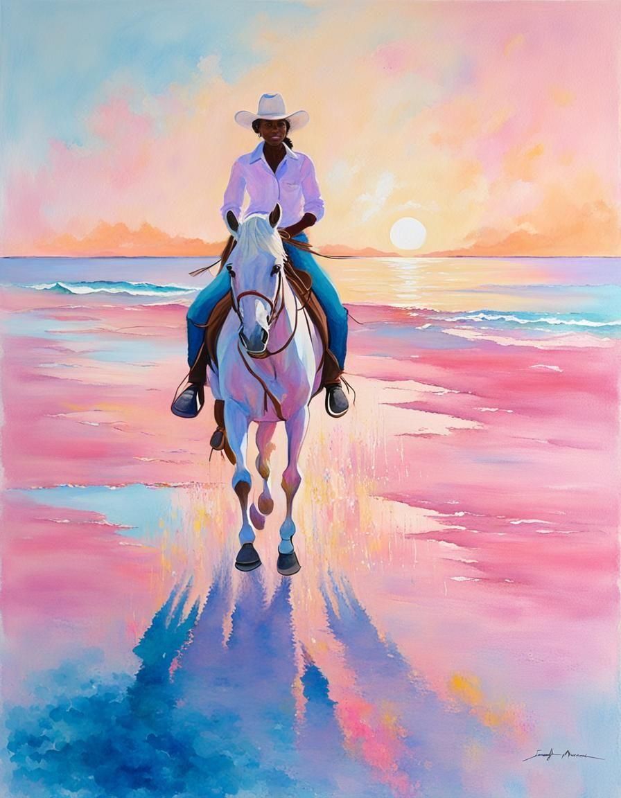 Cowgirl in Pastel