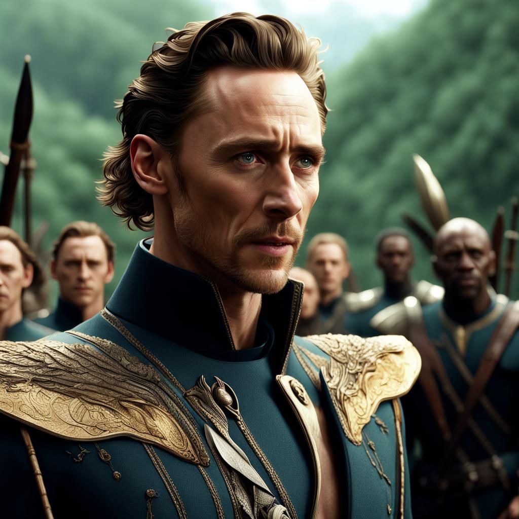 Tom Hiddleston in a Fantasy Hunger Games Scene