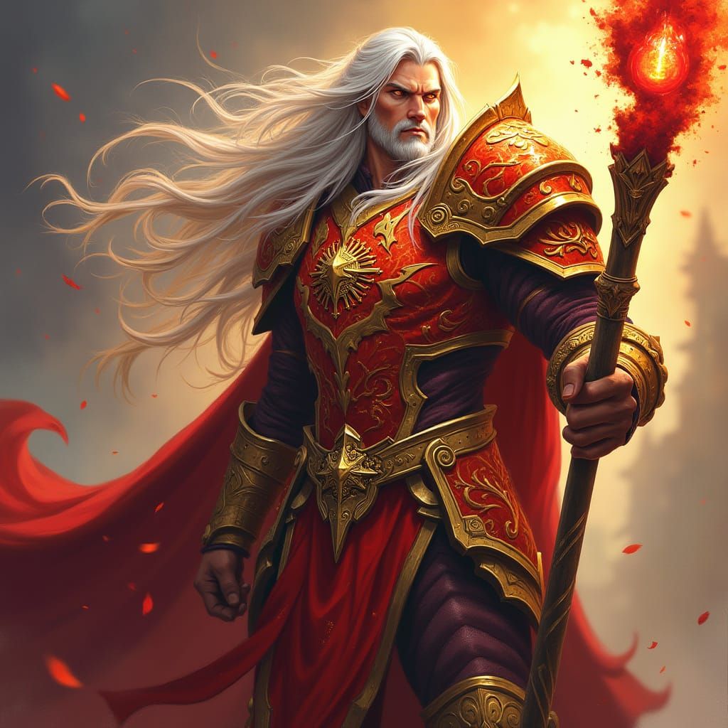 Kael'thas Sunstrider in Epic Battle Stance