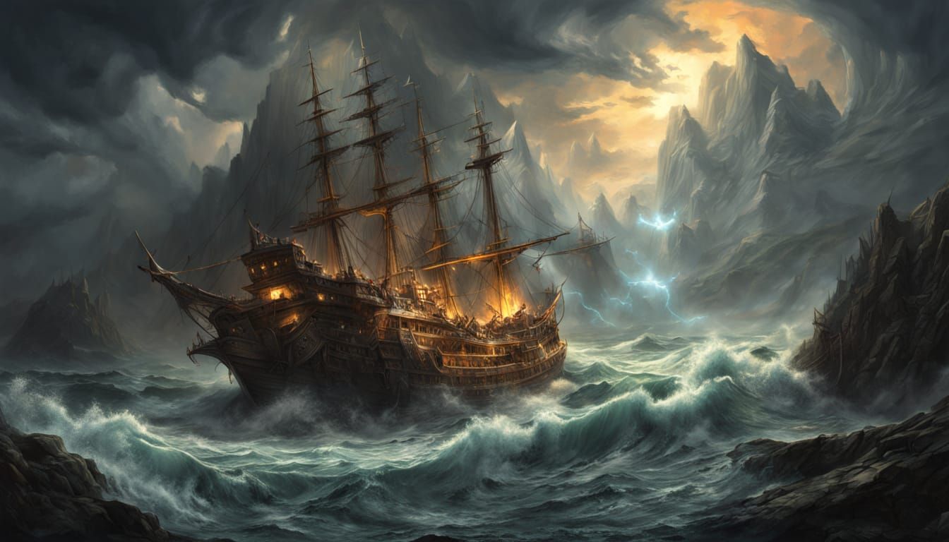 Elemental Clash: Sea, Sky, and Earth Battle in Epic Fantasy ...