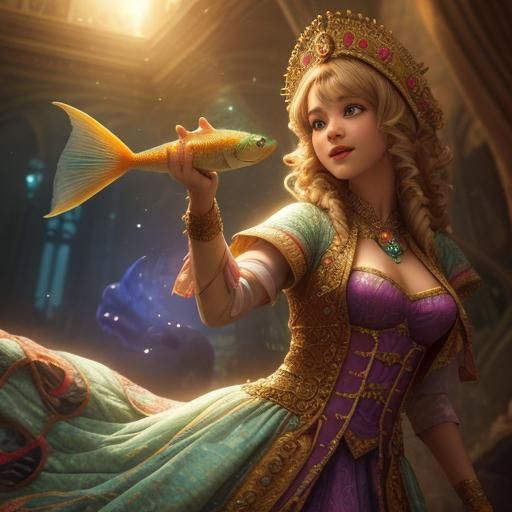 Intricately Detailed Fantasy Growth in Cinematic Style