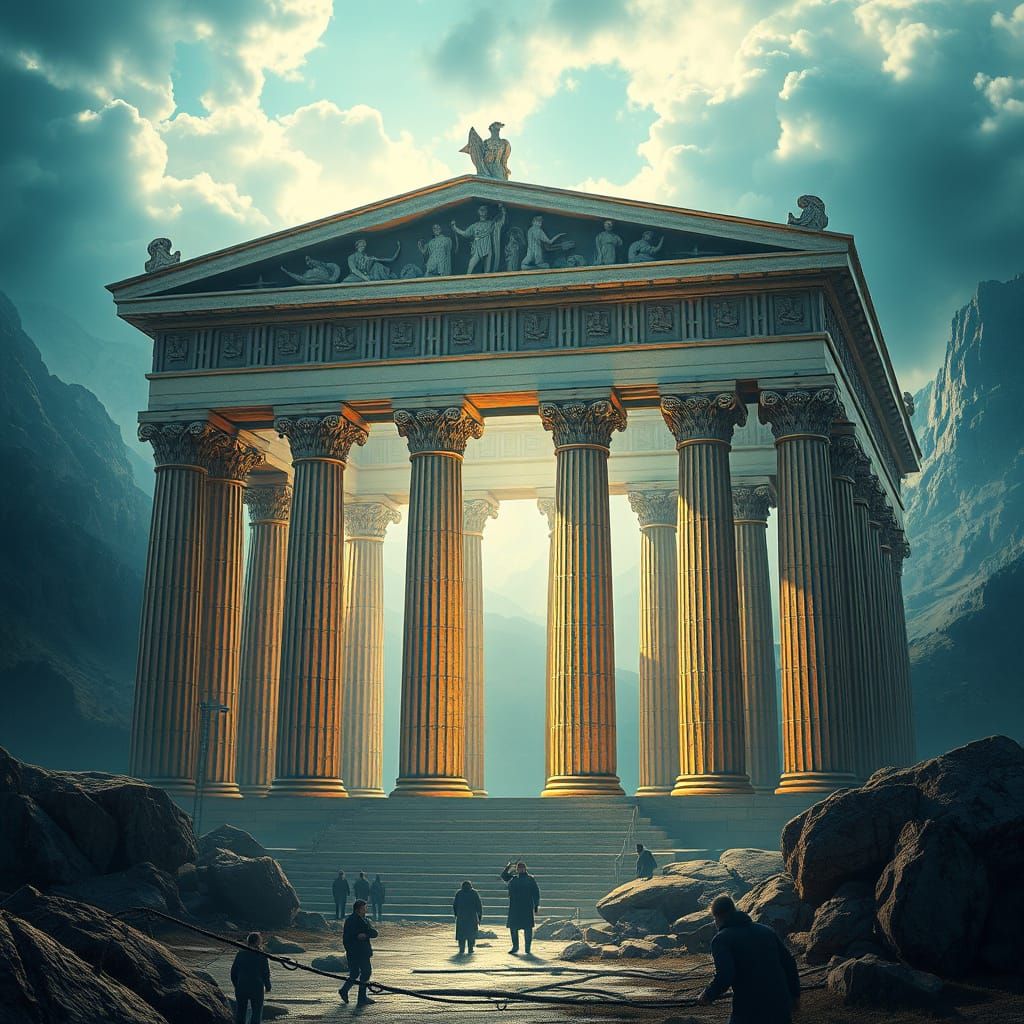 Epic Temple of Zeus in Stunning 4K Detail