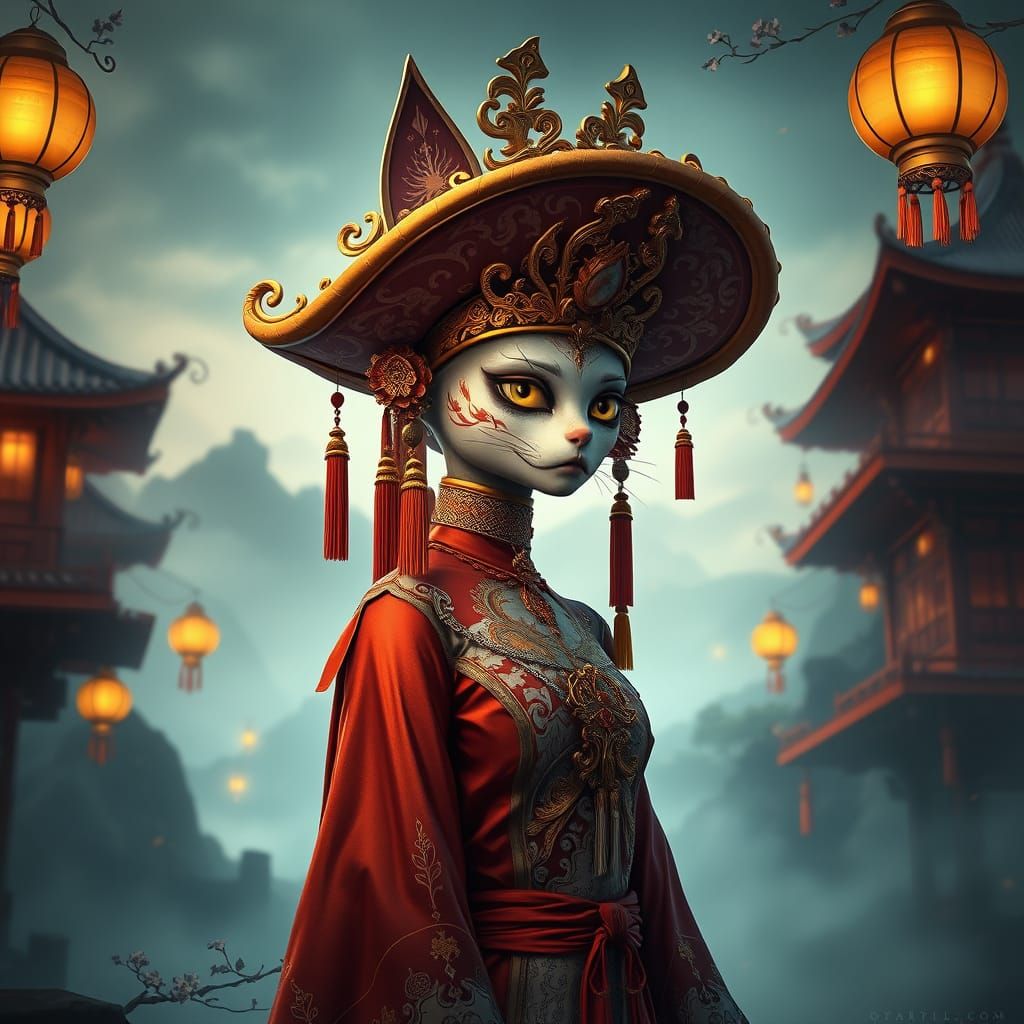 Catrina in Enchanted Chinese Regalia