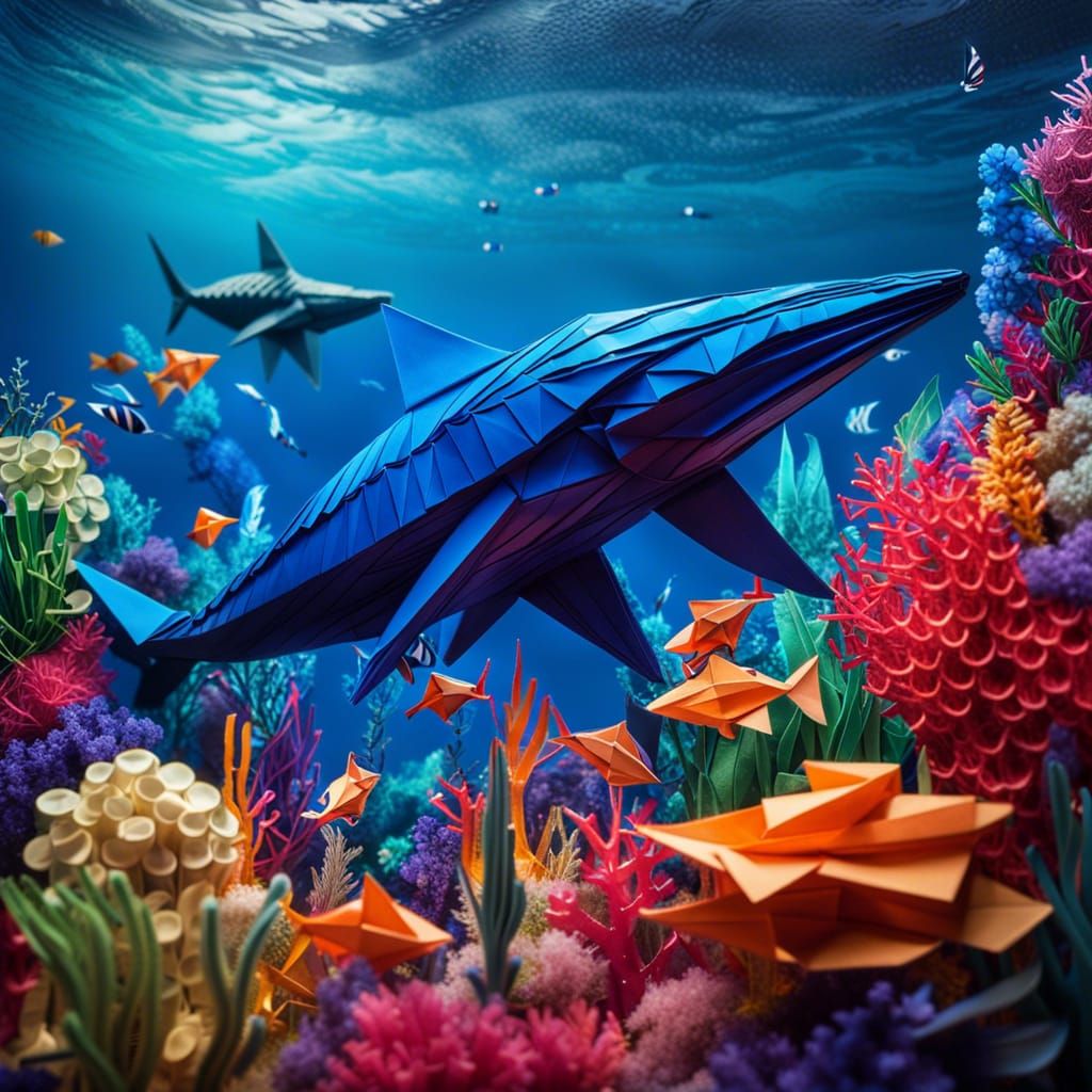 Origami seaworld