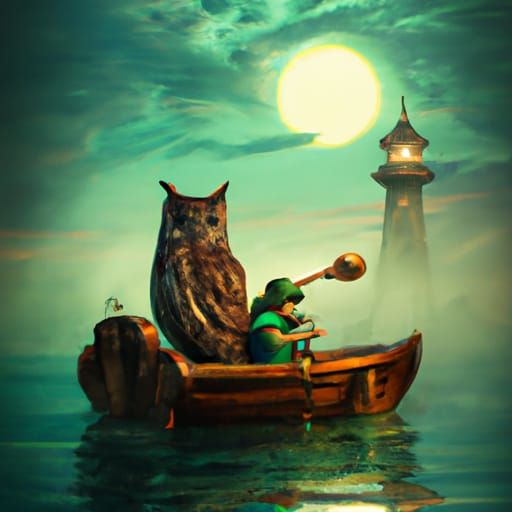 The Owl looked up to the stars above...