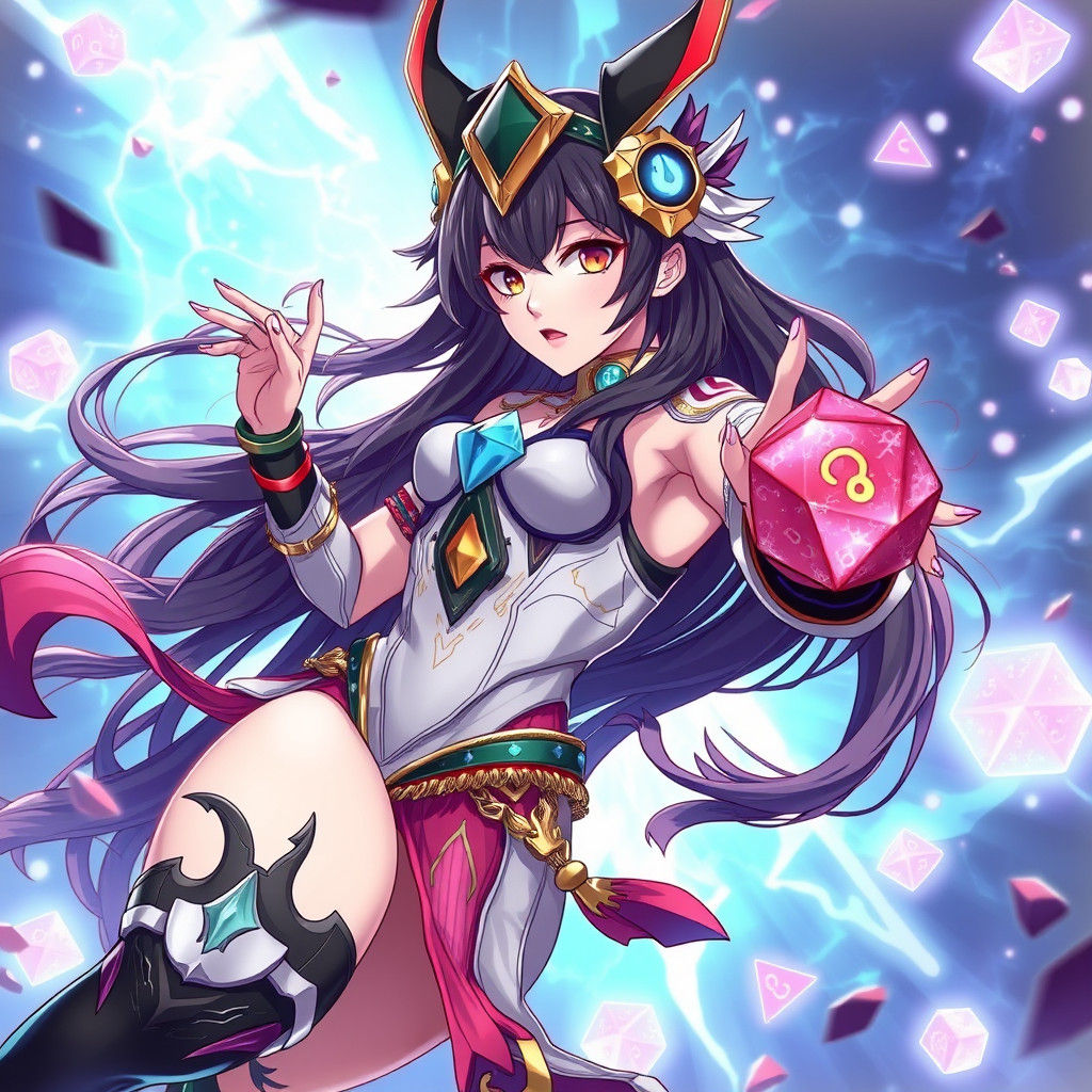 Dice Maiden in Anime Style