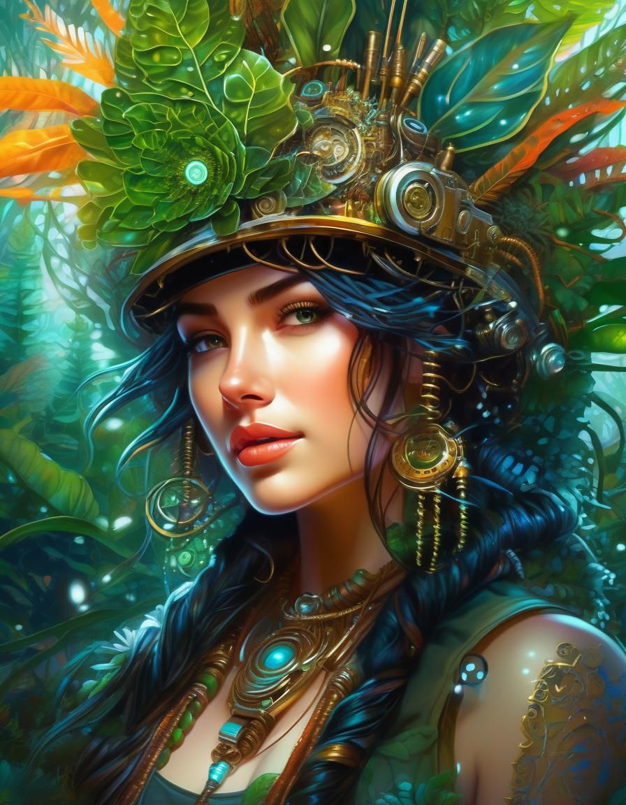 Biopunk Art: Glistening Bioplants and Neural Interfaces