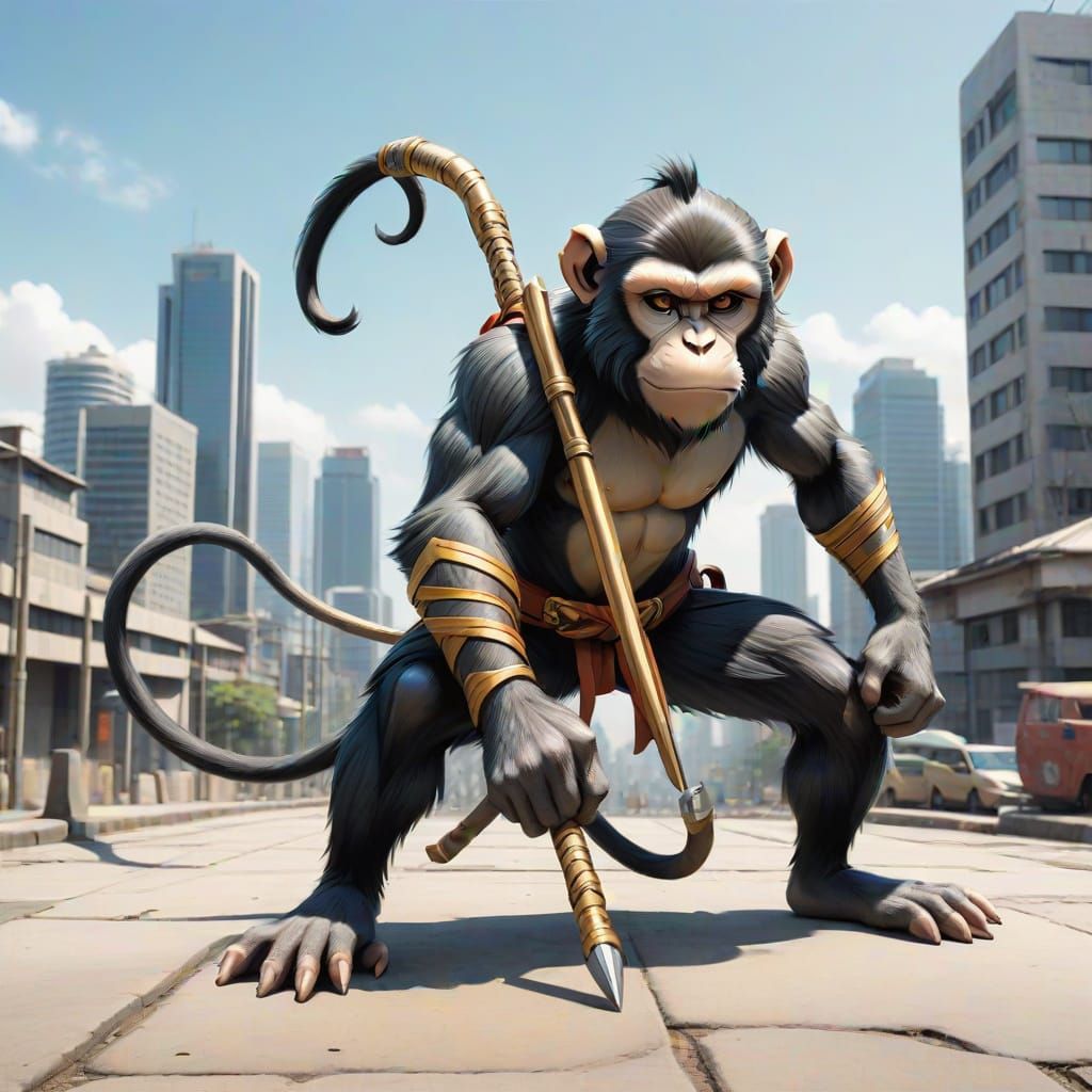 Cel-Shaded Hero Poses Defiantly with Crystal Clear XL Lightn...