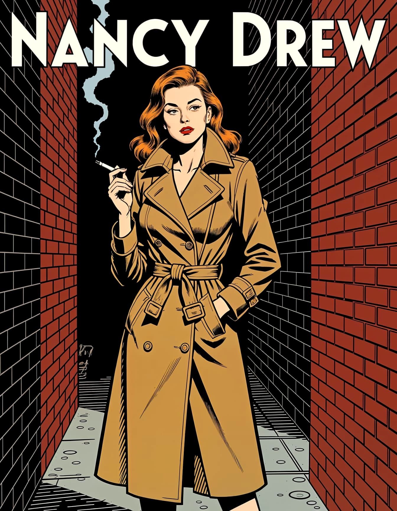 Noir Nancy Drew in a Gritty Urban Comic