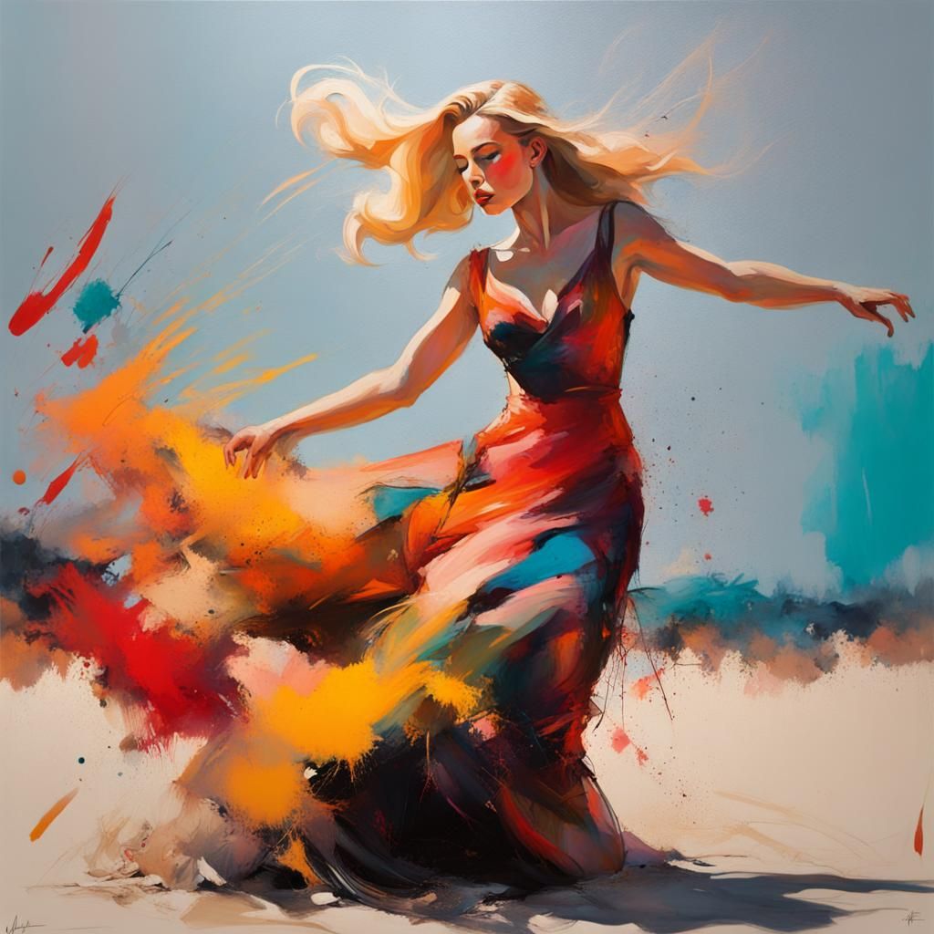 Veronica Lake Dances in Sand: Dynamic Realism