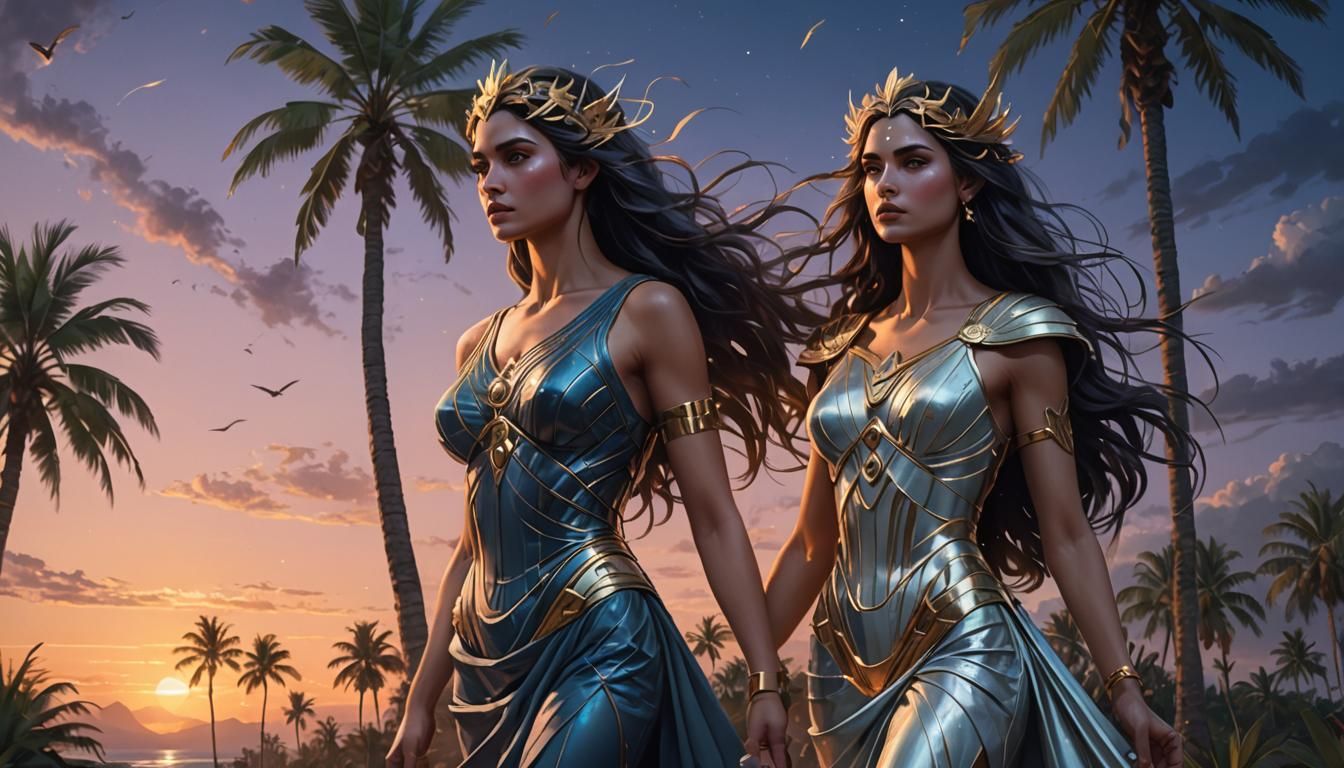 Diana the Huntress: Surreal Sci-Fi Twilight