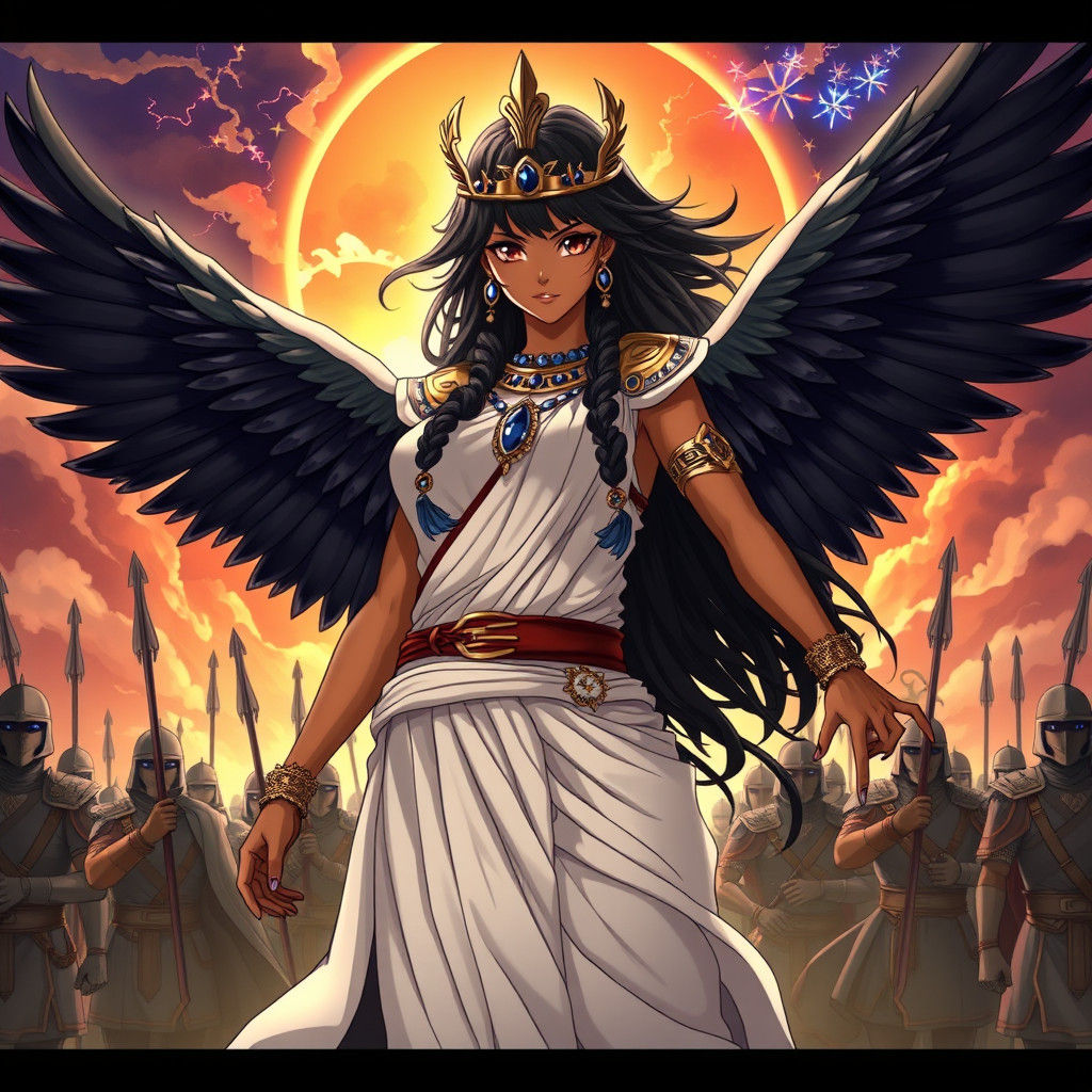 Ishtar, Queen of Heaven and Earth in Anime Style