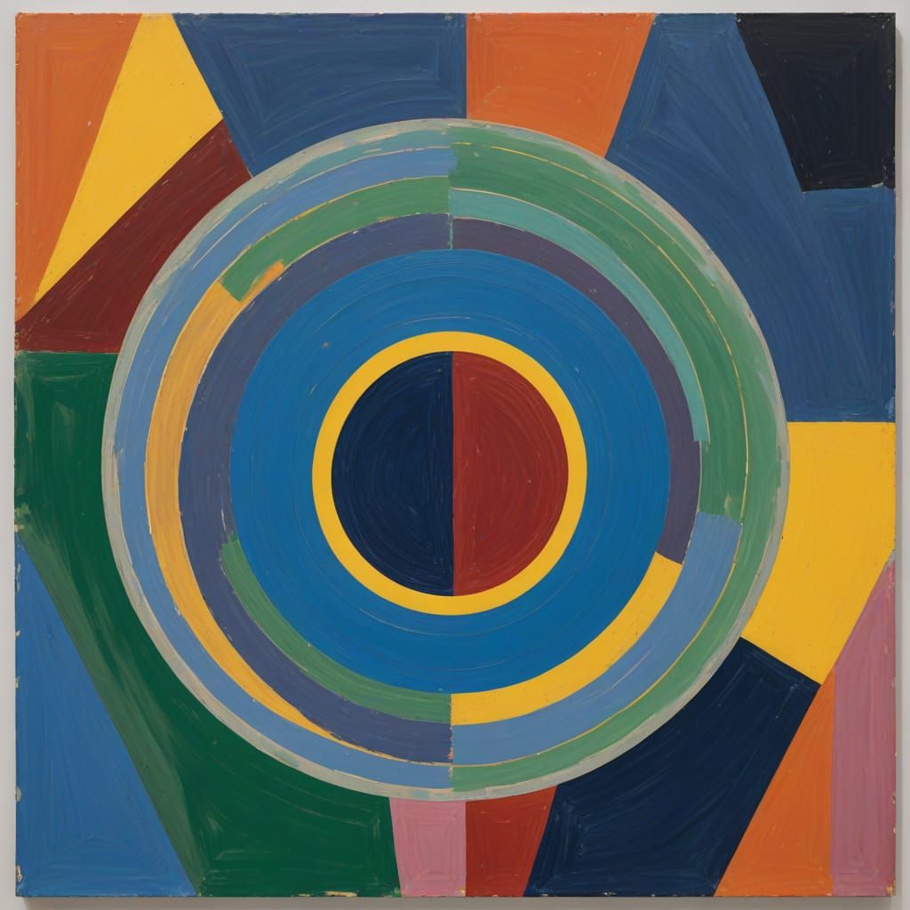 Gallery Exhibition in Color Field Style