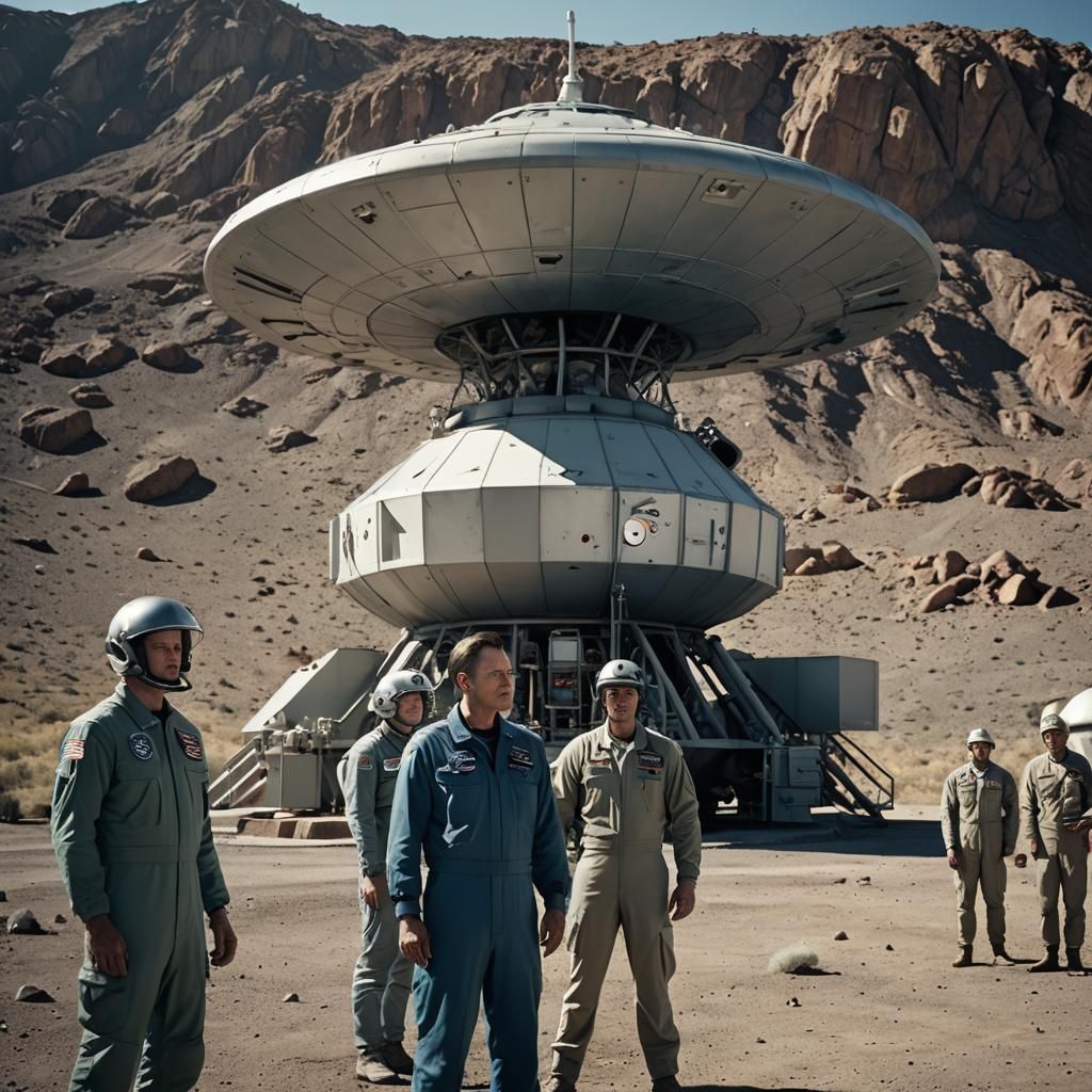 Bob Lazar at Area 51: Cinematic Film Still