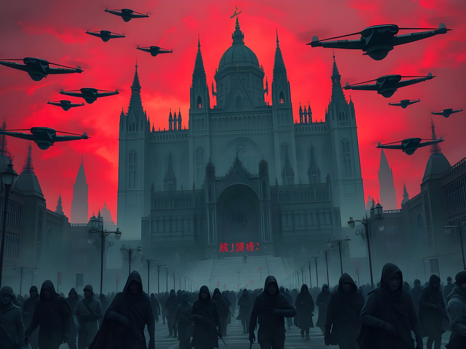 Totalitarian Tyranny Unveiled in Maximalist Digital Art