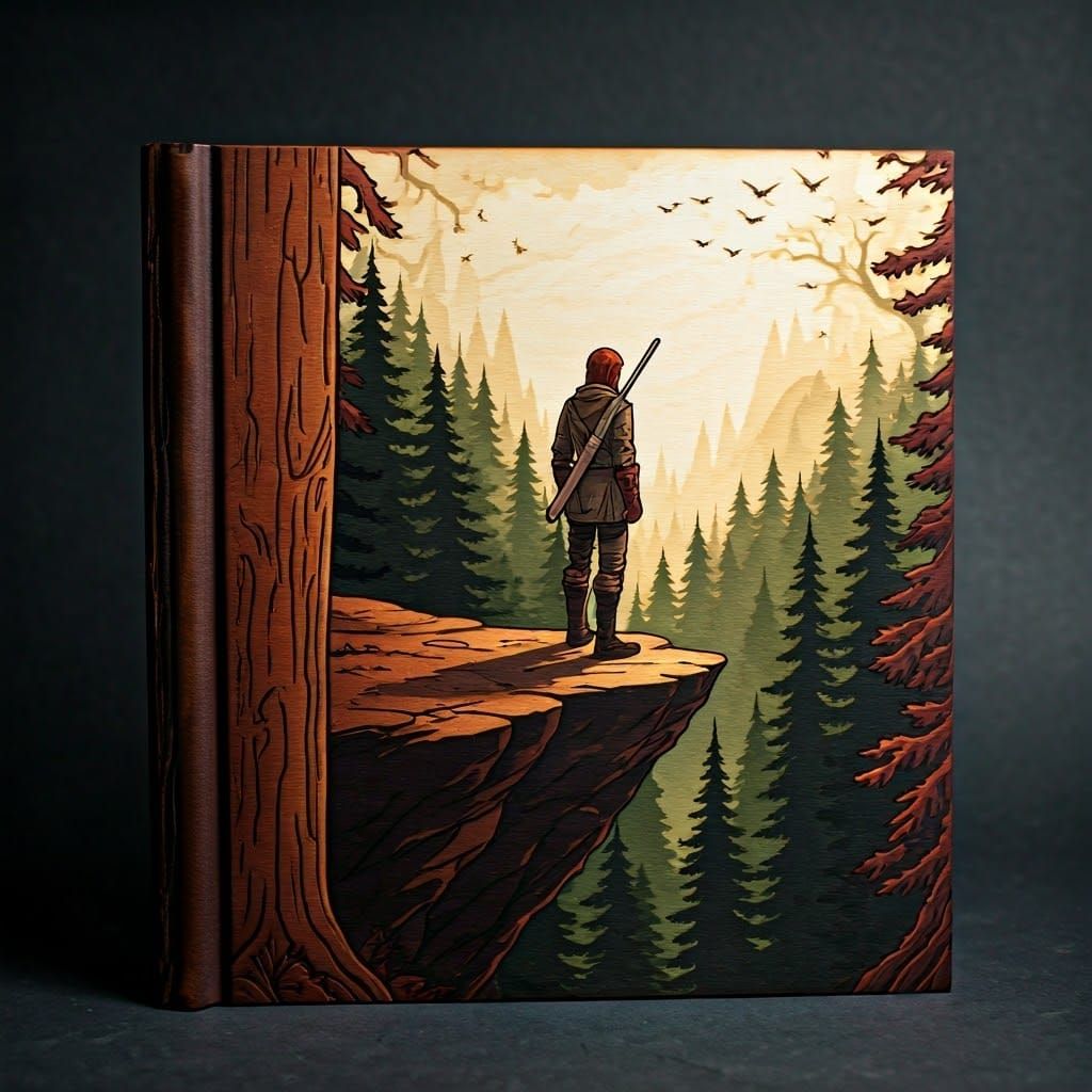 Ranger's Cliffside Forest View in Wooden Storybook