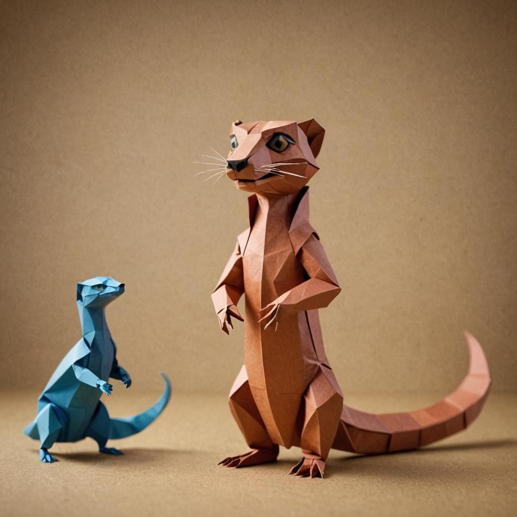 Riki Tiki Tavi Cobra Origami Papercraft