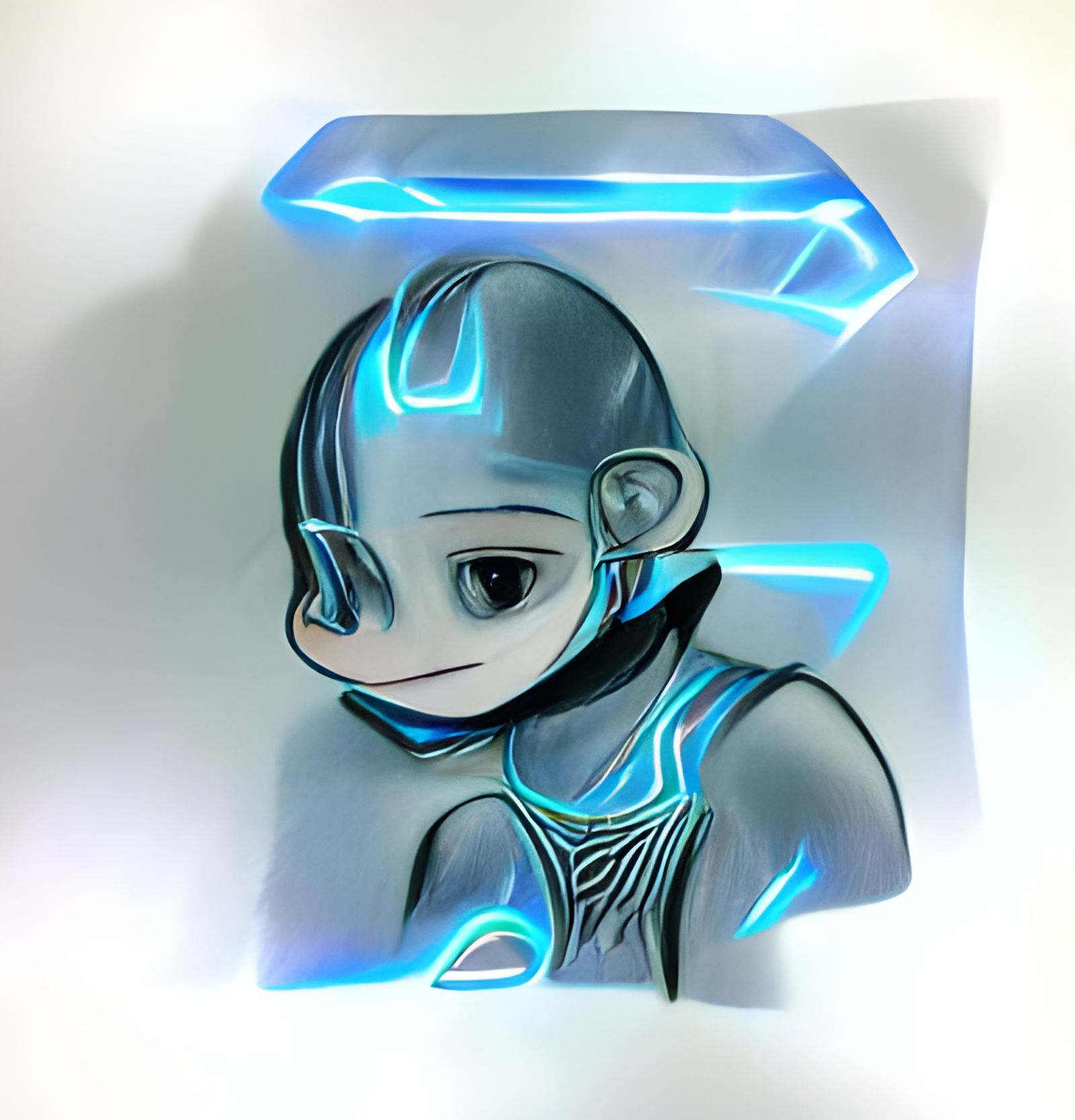 Tron Inspired Digital Art