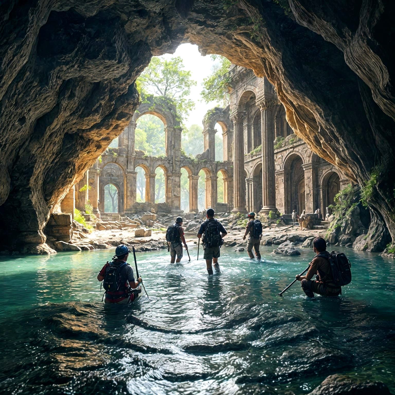 Explorers Discover Ancient Ruins in Hidden Cave