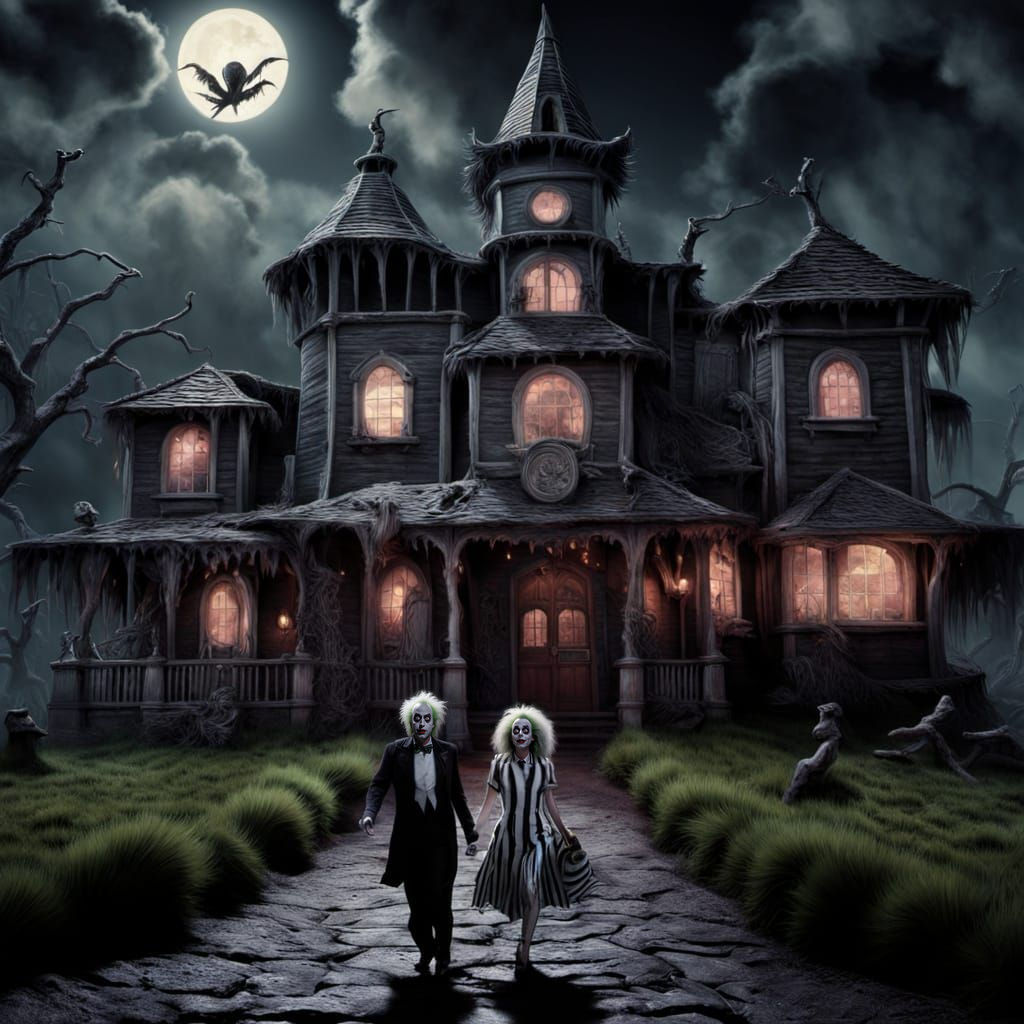 Beetlejuice: Dramatic Digital Matte Painting