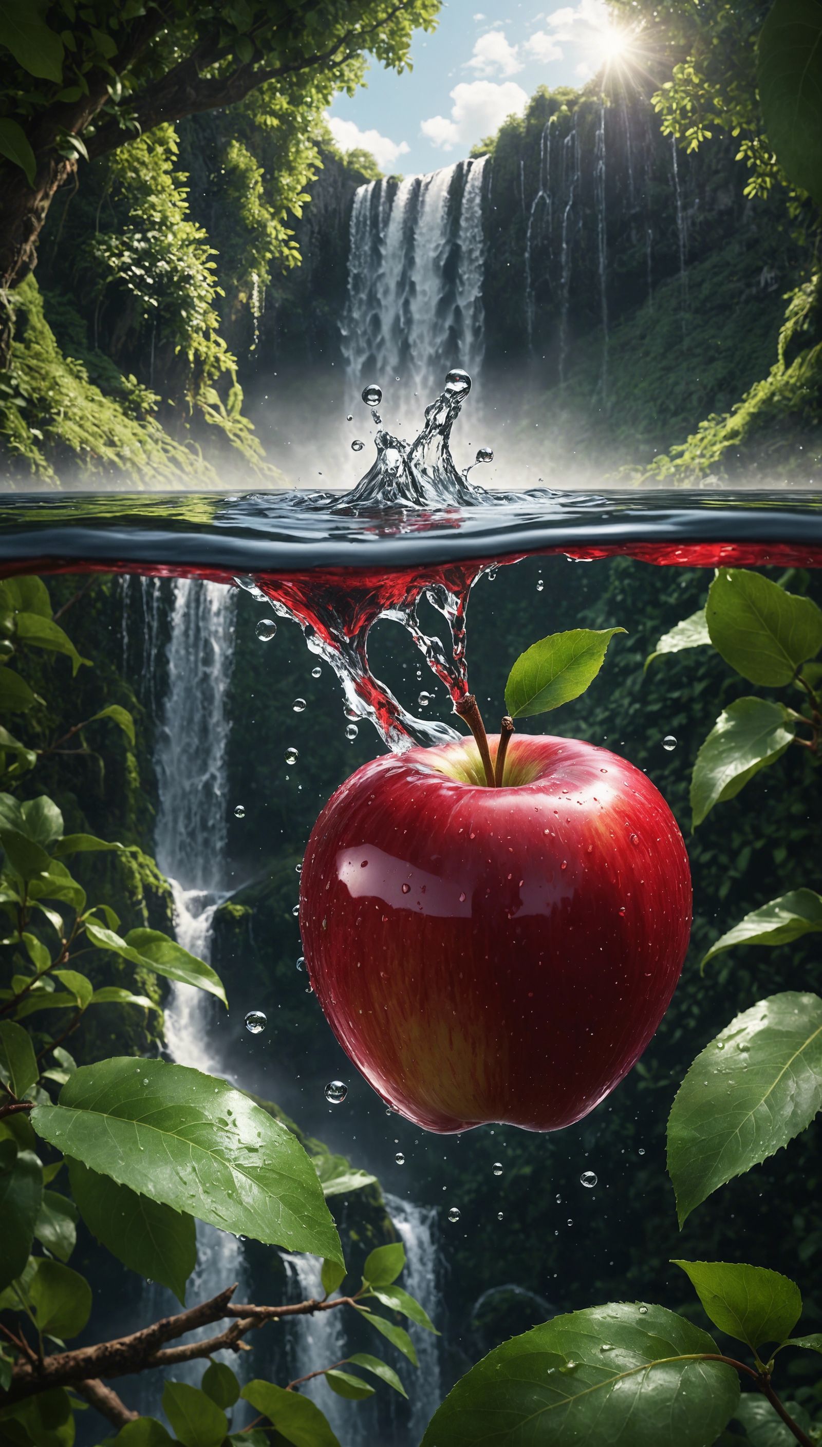apple in Water