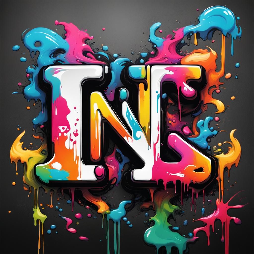 Gaming Logo with S and T in Graffiti Art Style