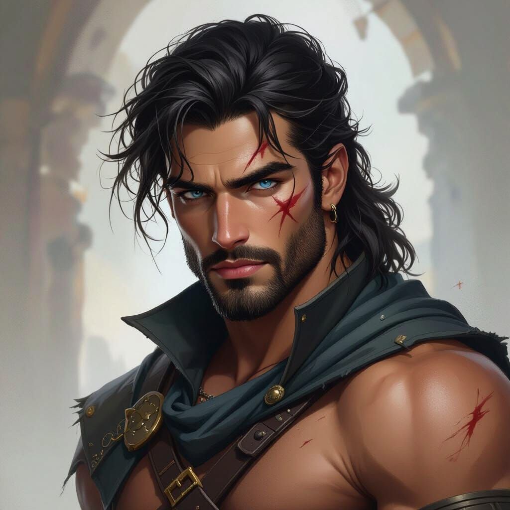 Dark Fantasy Soldier Concept Art in 8k