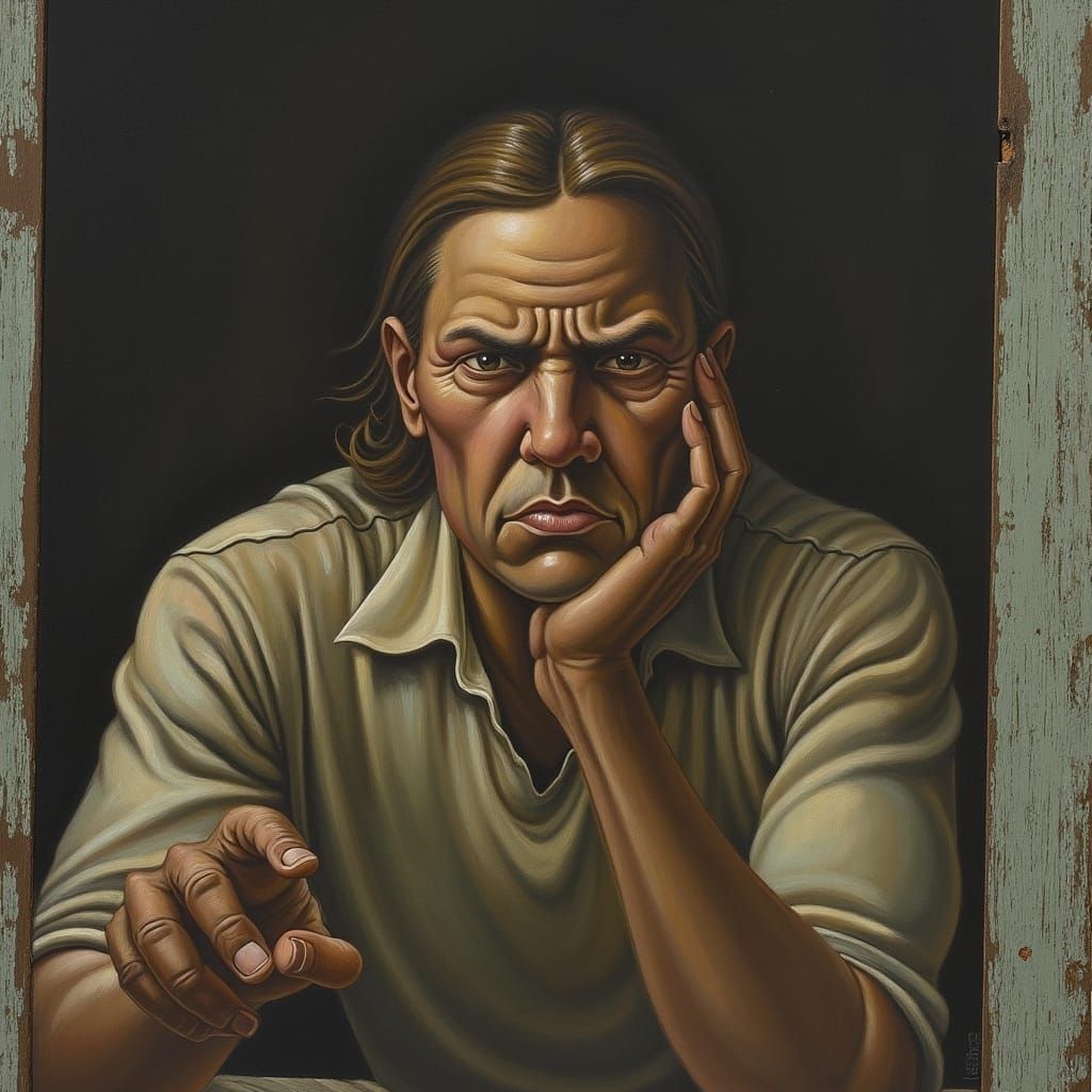 Reluctant Daily Routine in Cinematic Realism Style