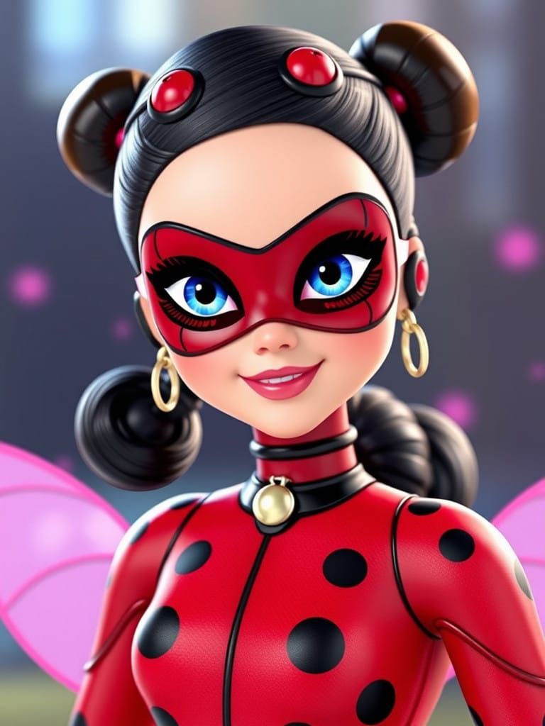 Ladybug as Barbie Doll