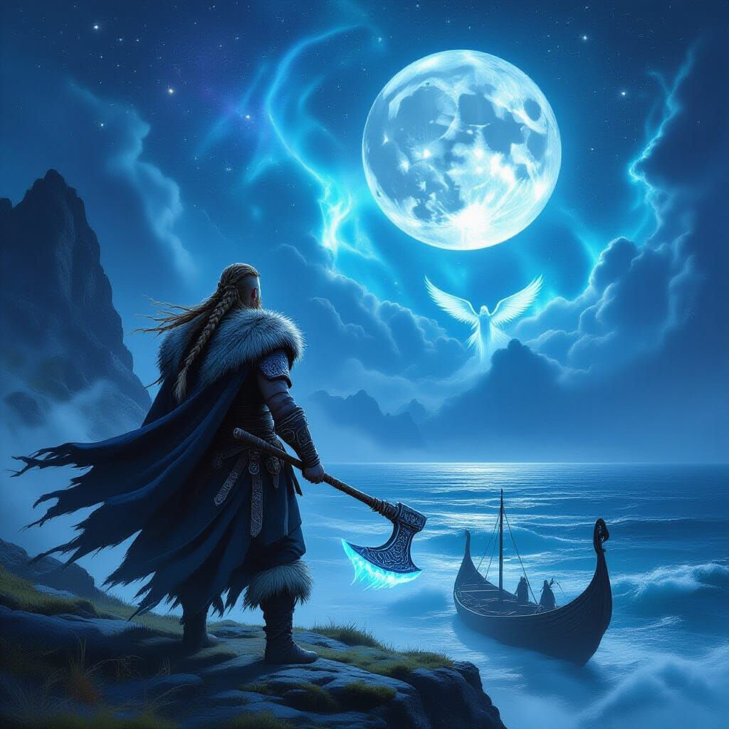 Viking Warrior at World's End: Cosmic Ocean